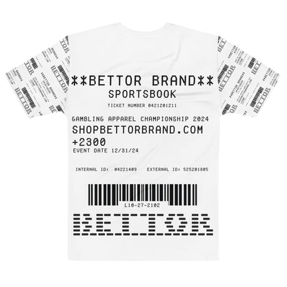 Bettor Brand Sports Wager All Over T-Shirt