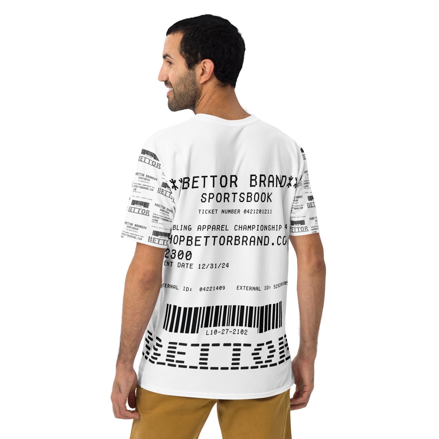 Bettor Brand Sports Wager All Over T-Shirt