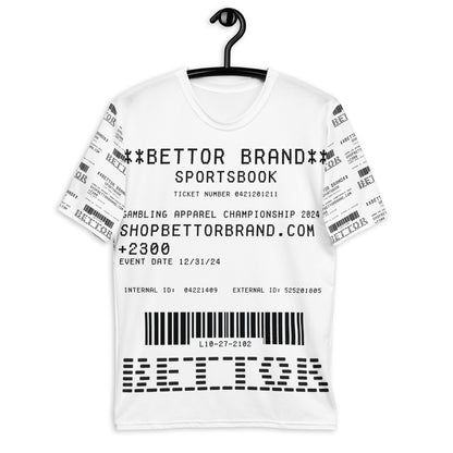 Bettor Brand Sports Wager All Over T-Shirt