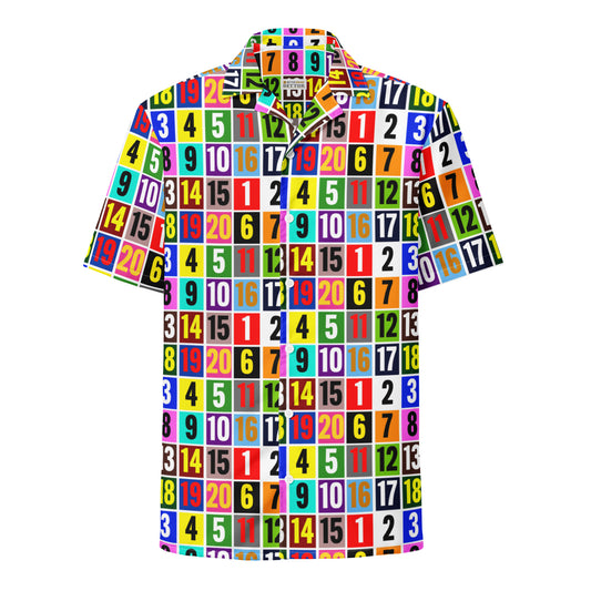 Horse Racing Saddle Cloth All Over Print Button-up Shirt