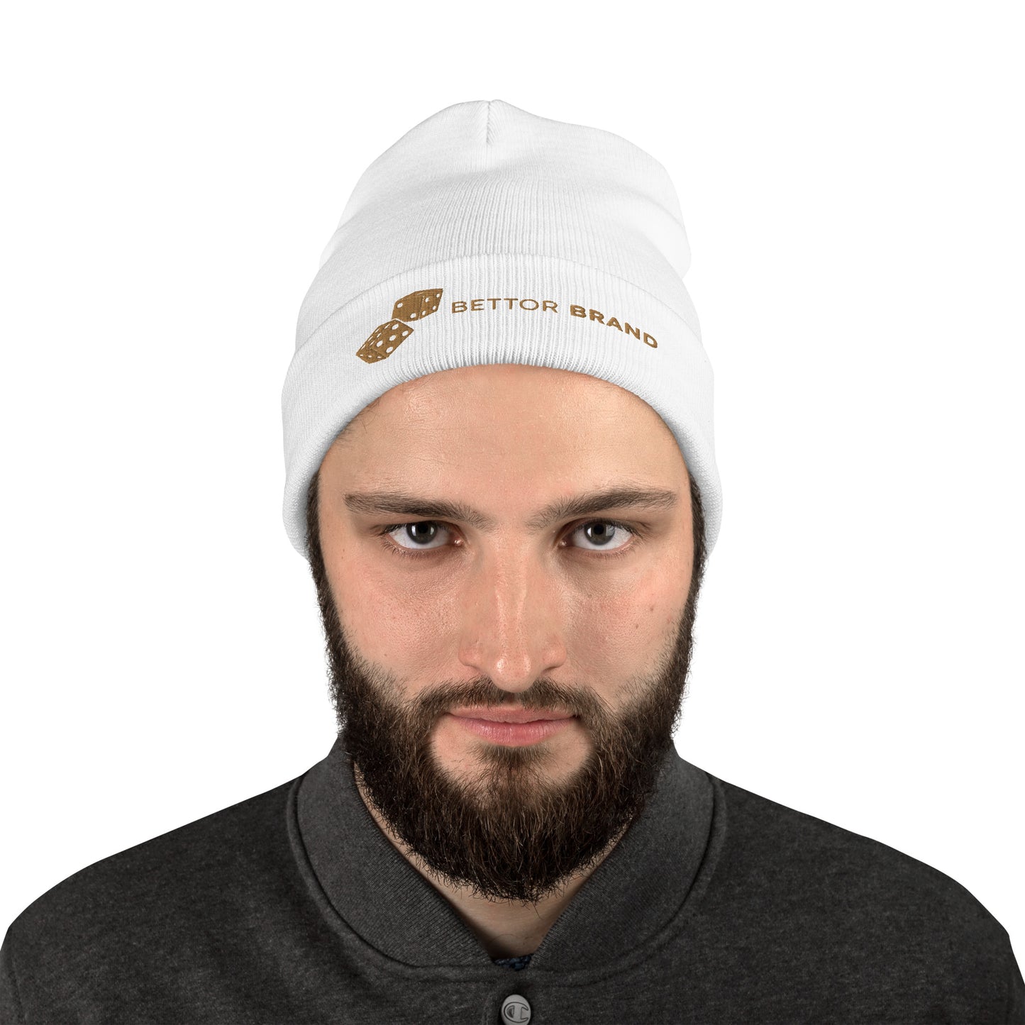 Dice Embroidered Beanie