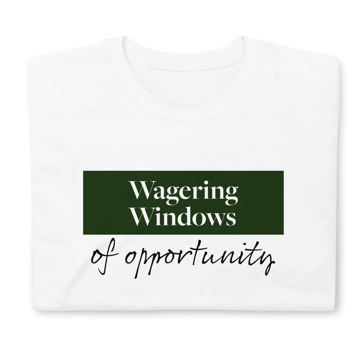 Wagering Windows Front Print