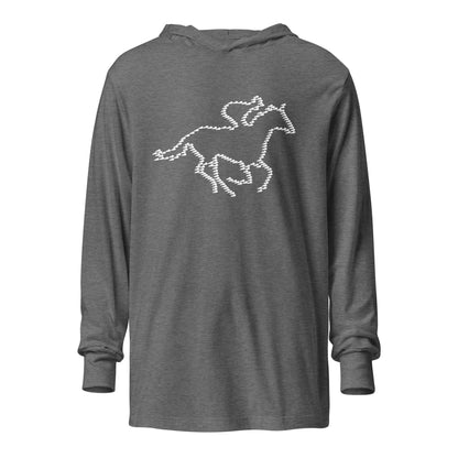 Kentucky Horse Racing Hooded long-sleeve tee