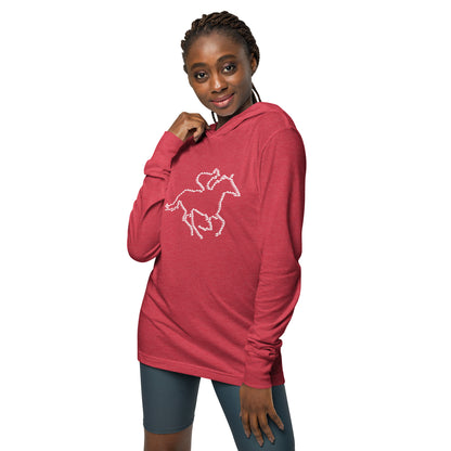 Kentucky Horse Racing Hooded long-sleeve tee