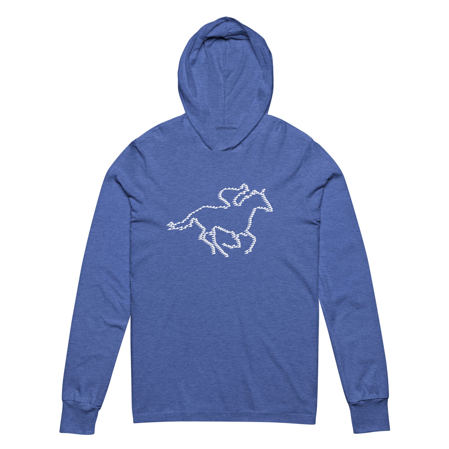 Kentucky Horse Racing Hooded long-sleeve tee